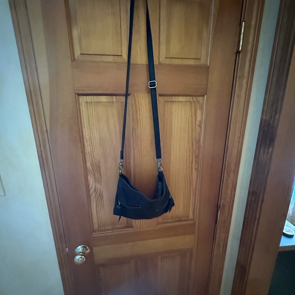 J. Jill Leather Black Crossbody Bag